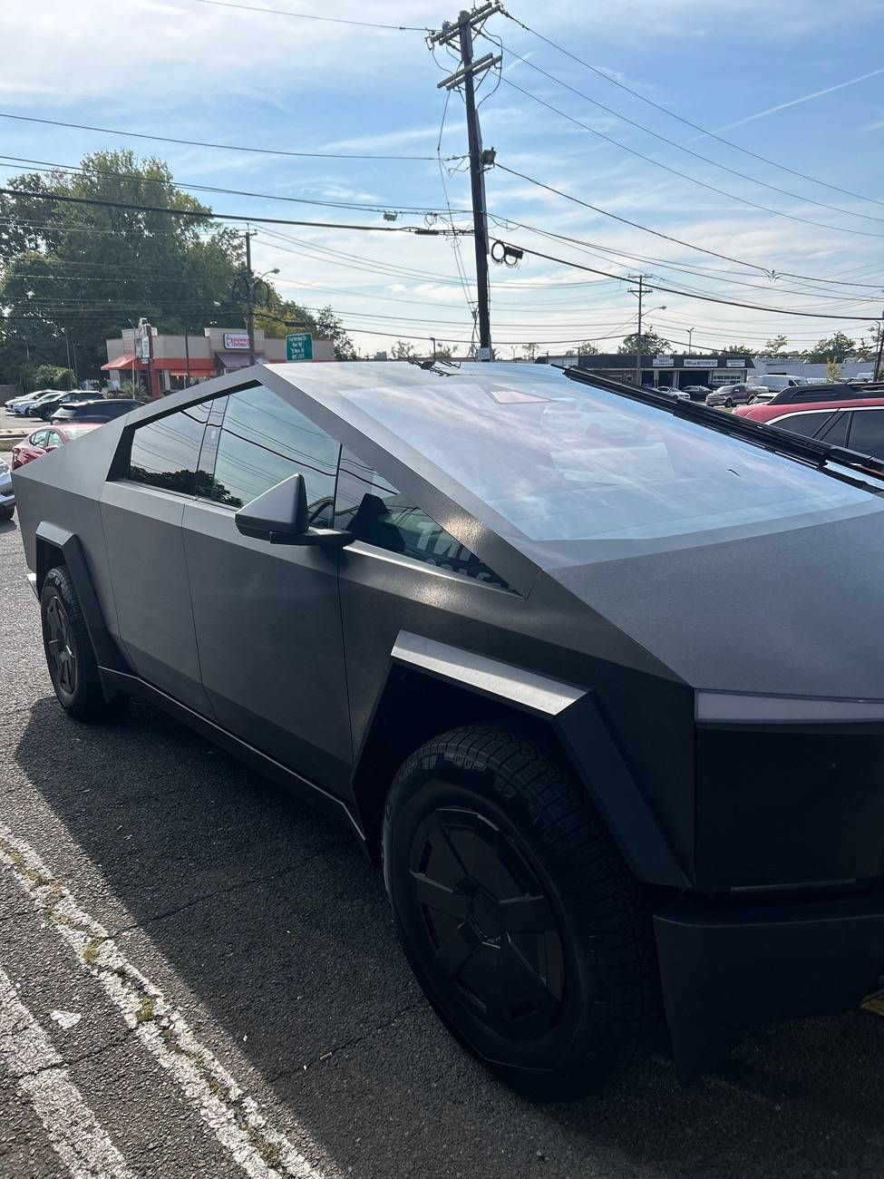 Tesla Cybertruck Picked up new Cyberbeast -  3M Brushed Black Metallic Wrap + Tint Beast2 