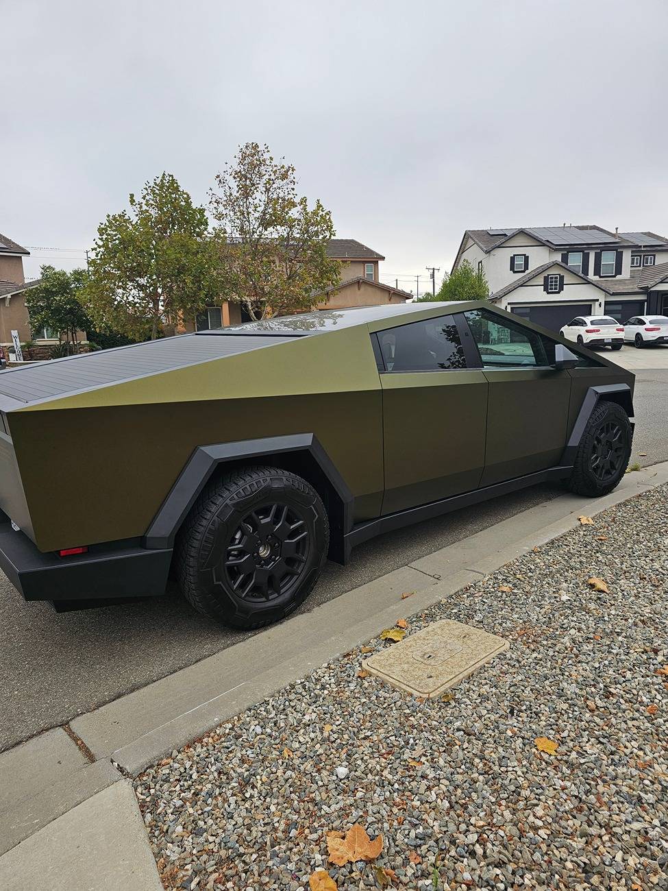 Tesla Cybertruck UPPF Sunrise Orange PPF Wrap on Cybertruck 20240913_082155
