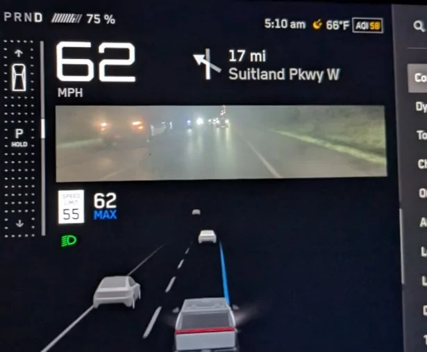Tesla Cybertruck Is this camera night view normal? Rear Camera 2