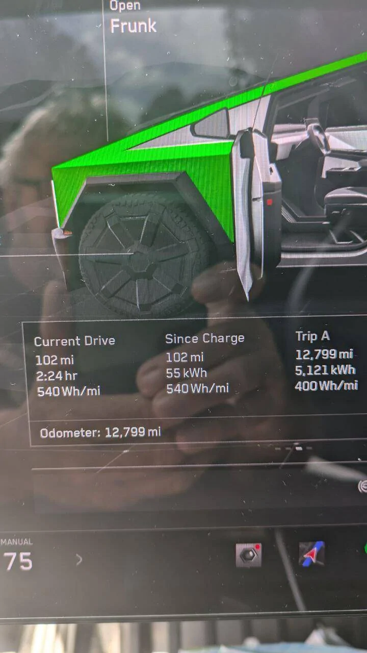 Tesla Cybertruck I'm back from 5 day camping trip towing 17' Casita Freedom Deluxe Travel Trailer (3200 lbs weight) 1726862052200-bi