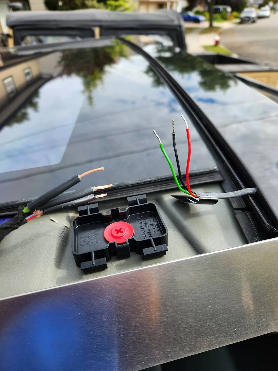 Tesla Cybertruck Offroad Light Bar Installed by Service Center! Menu first look: Ditch Lights & Flood Flights functions 20240920_100346-jpg