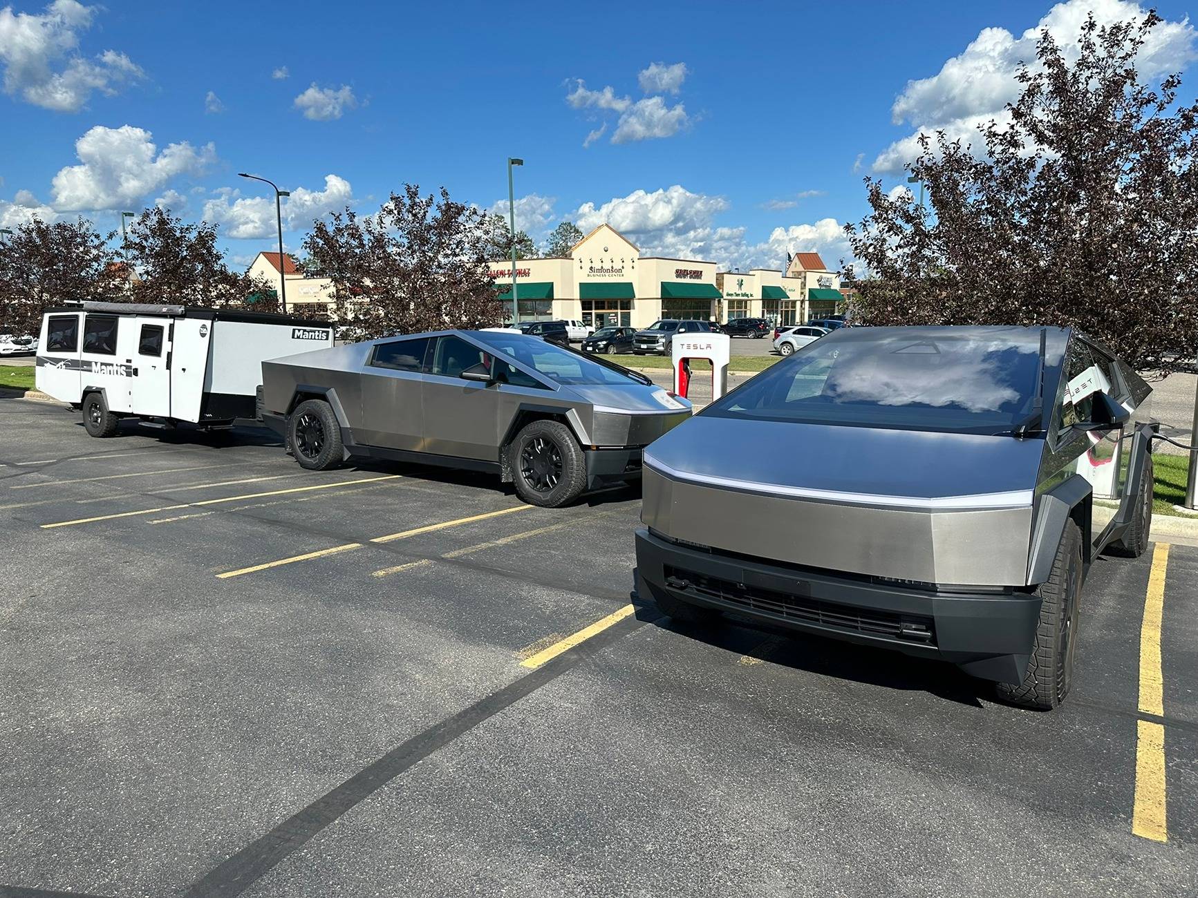 Tesla Cybertruck First towing experience w/ Taxa TigerMoth travel trailer + CyberBeast 1726951873067-wb