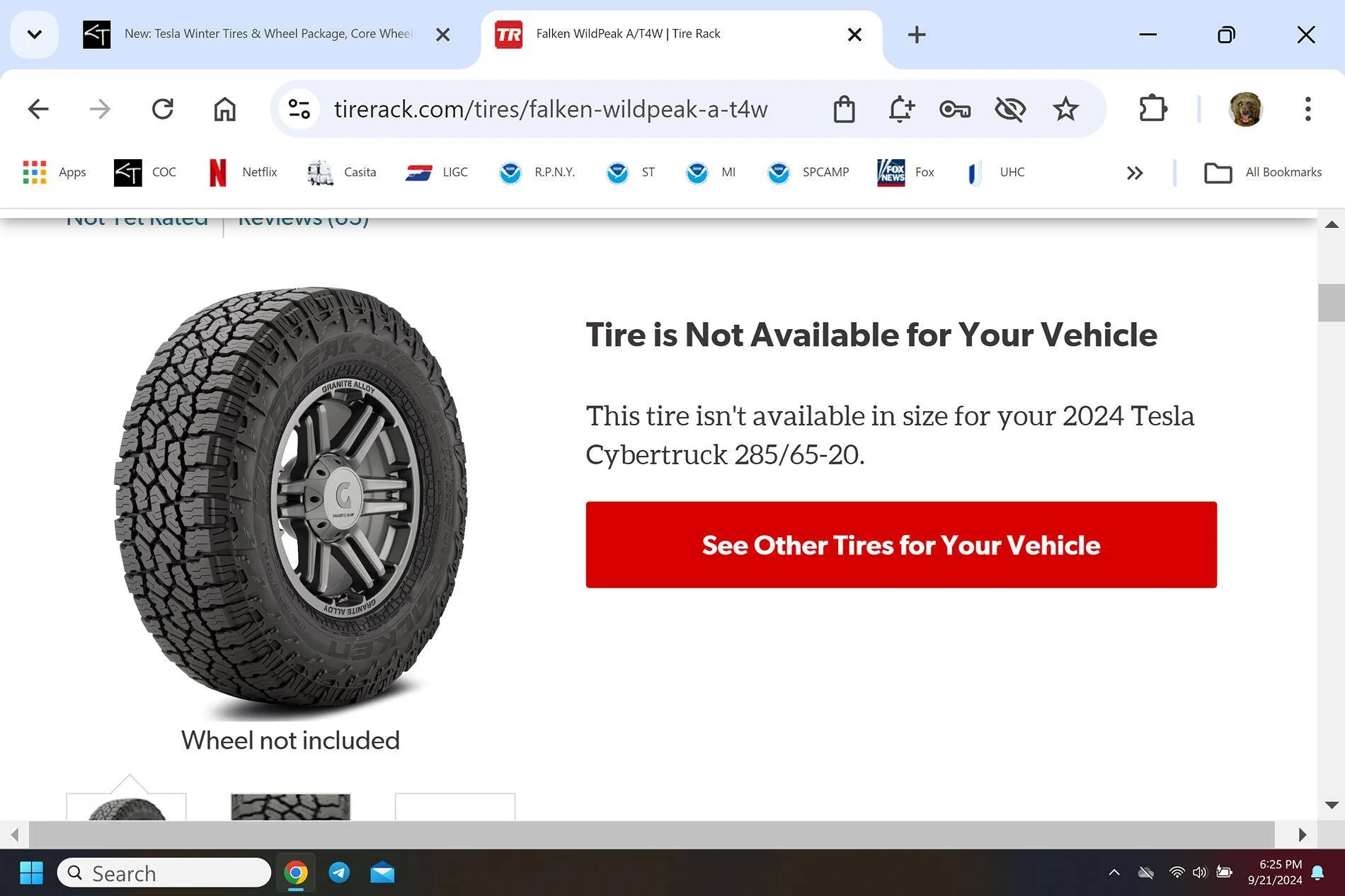 Tesla Cybertruck New: Tesla Winter Tires & Wheel Package, Core Wheels Covers 1726957616552-ej