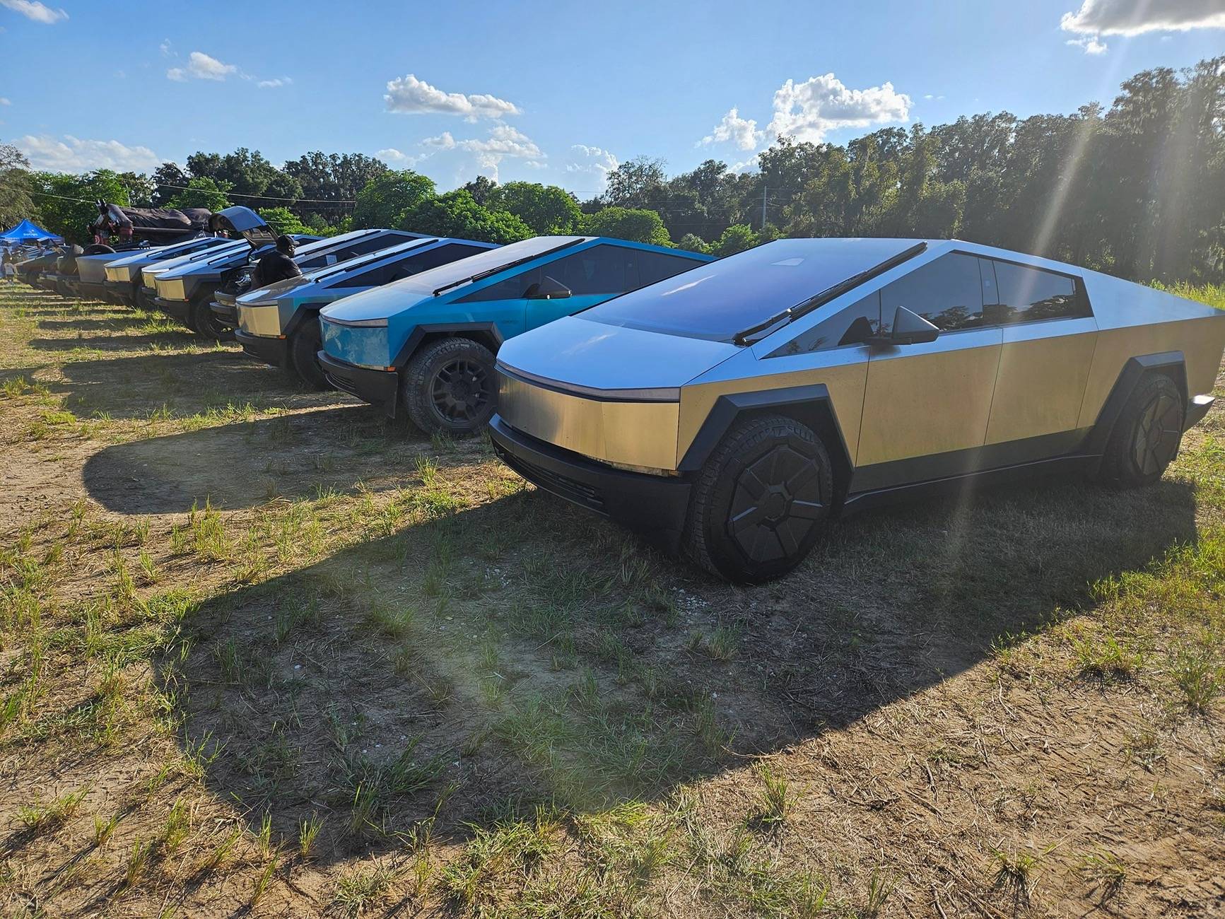 Tesla Cybertruck New Record: 78 Cybertrucks Lightshow to Kanye’s 'All of the Lights' at Cyberfest Florida! IMG_3484
