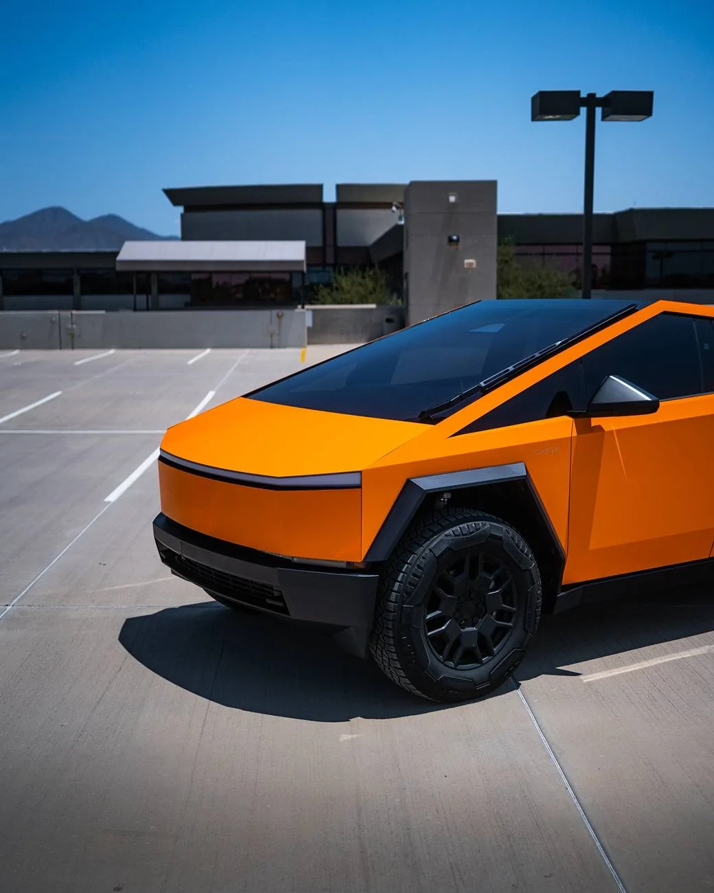 Tesla Cybertruck ORANGE Vinyl Wrap & PPF Cybertruck -- Photos & Videos rwct2