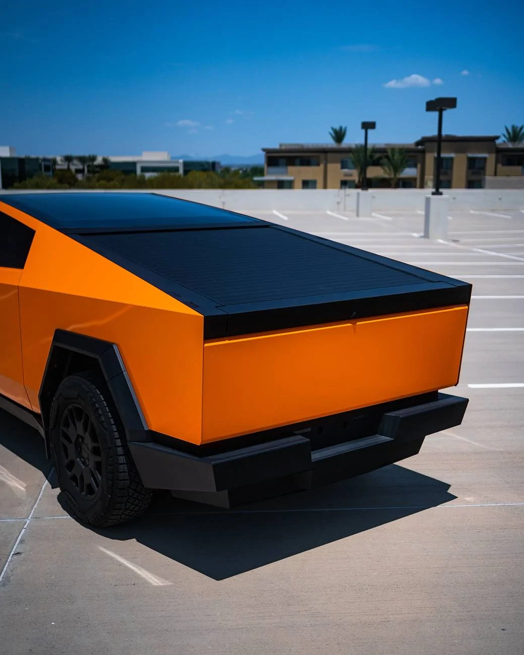 Tesla Cybertruck ORANGE Vinyl Wrap & PPF Cybertruck -- Photos & Videos rwct4
