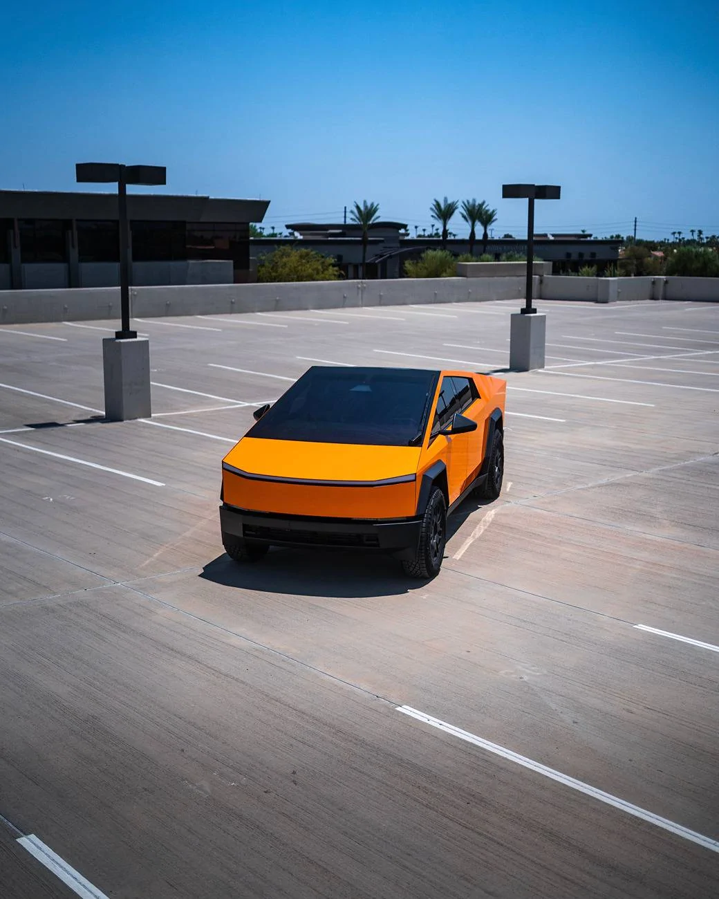 Tesla Cybertruck ORANGE Vinyl Wrap & PPF Cybertruck -- Photos & Videos rwct3