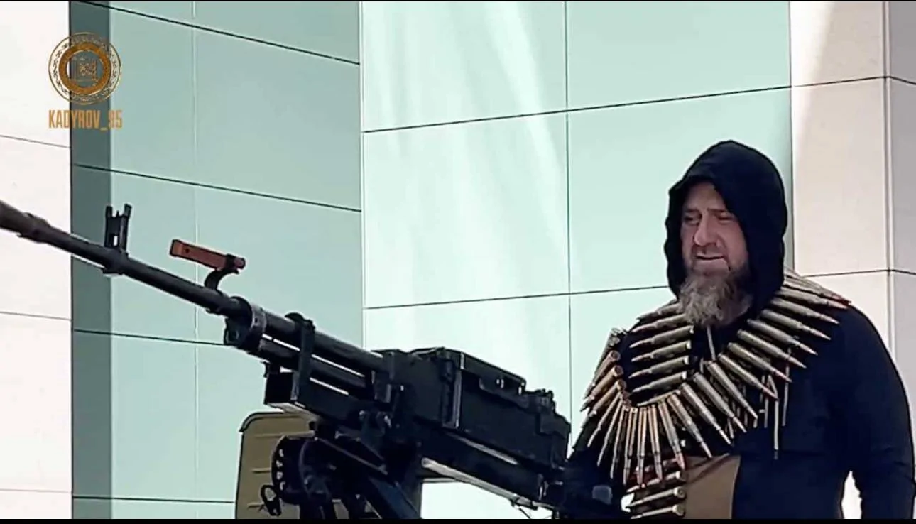 Tesla Cybertruck Elon (allegedly) Disables Chechen Gun Trucks IMG_0508