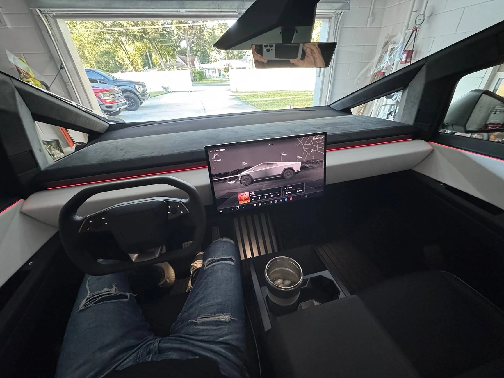 Tesla Cybertruck Cyberbeast Delivered w/New wheel Covers Today in Florida IMG_1935