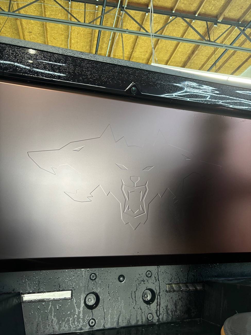 Tesla Cybertruck Color PPF Wrap (Matte Black Charm Red), 20% Tint, & Full Ceramic Coat! IMG_3350