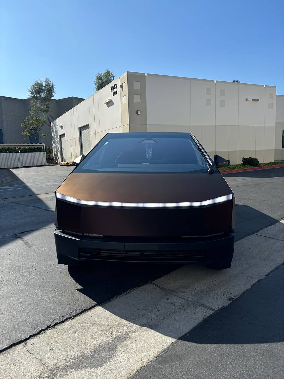 Tesla Cybertruck Color PPF Wrap (Matte Black Charm Red), 20% Tint, & Full Ceramic Coat! IMG_3368