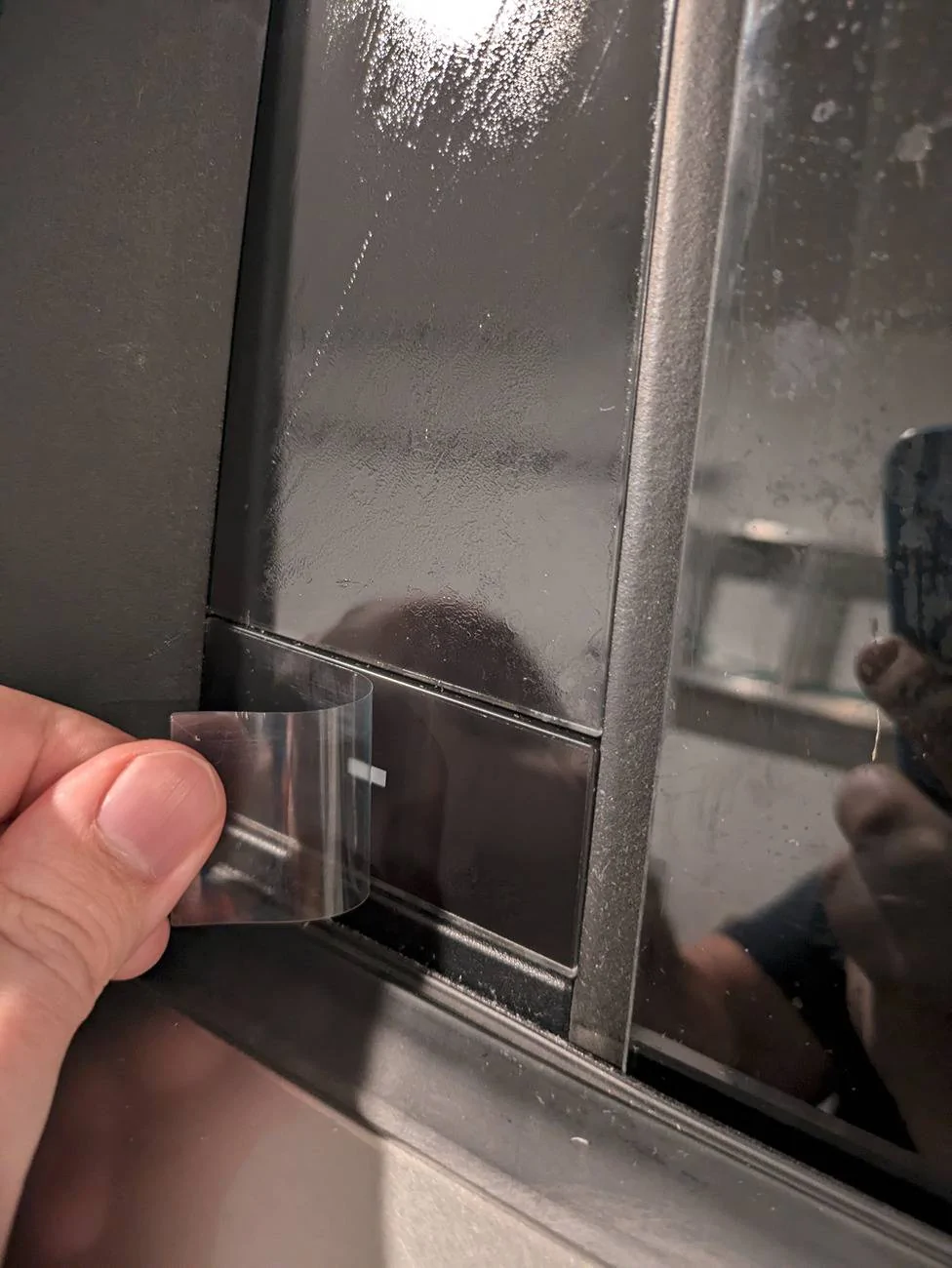 Tesla Cybertruck Found a leftover plastic peel? PXL_20240924_020903191