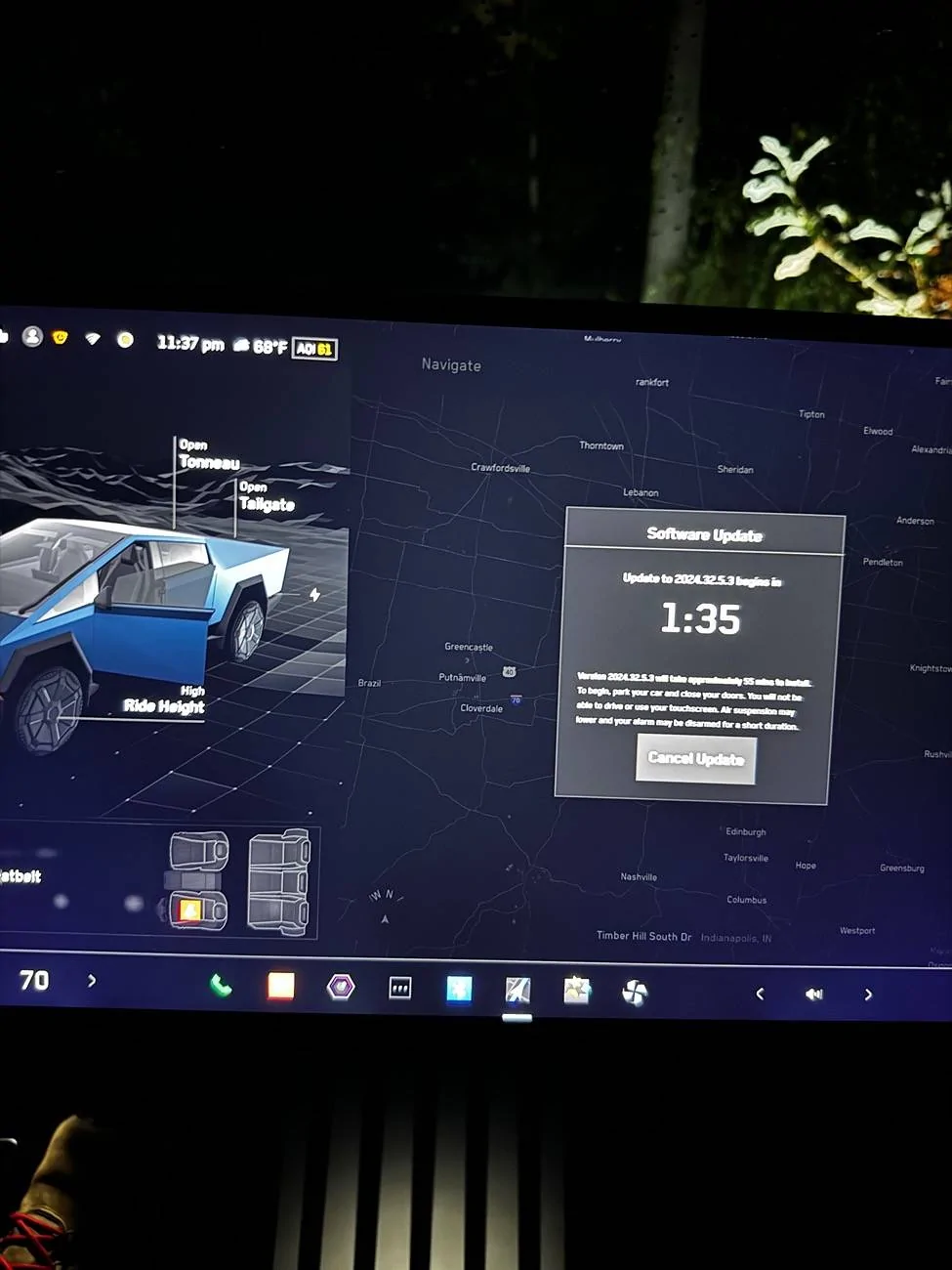 Tesla Cybertruck New AUTOPARK point release being pushed (2024.32.5.2) IMG_1535