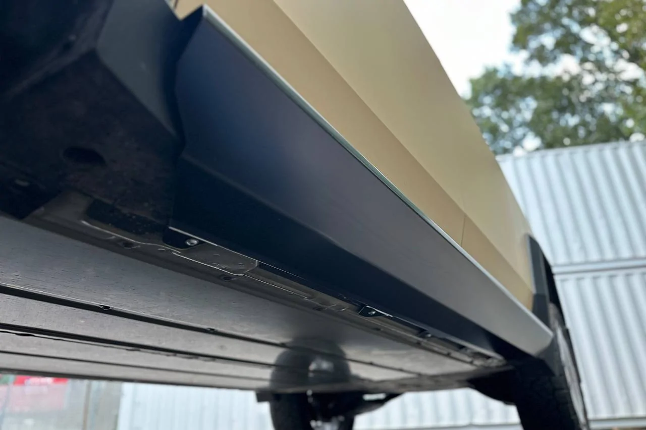 Tesla Cybertruck New Running Board Side Steps and Lower Rocker Cladding Armor -- T Sportline Rocker N1