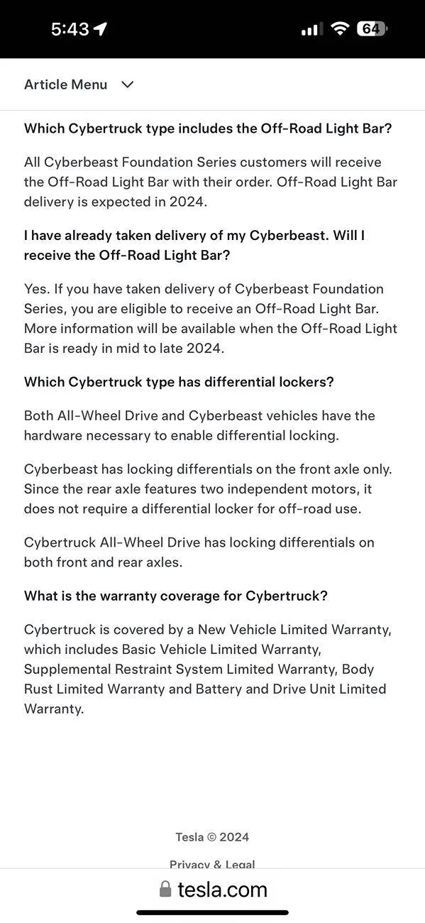Tesla Cybertruck Dates for Wheel Covers, Off-Road Light Bars, and Extended Battery IMG_9694