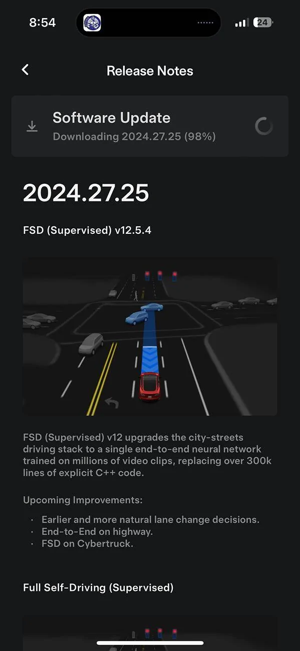 Tesla Cybertruck According to my loaner MODEL X  Cyber Truck getting FSD IMG_9584