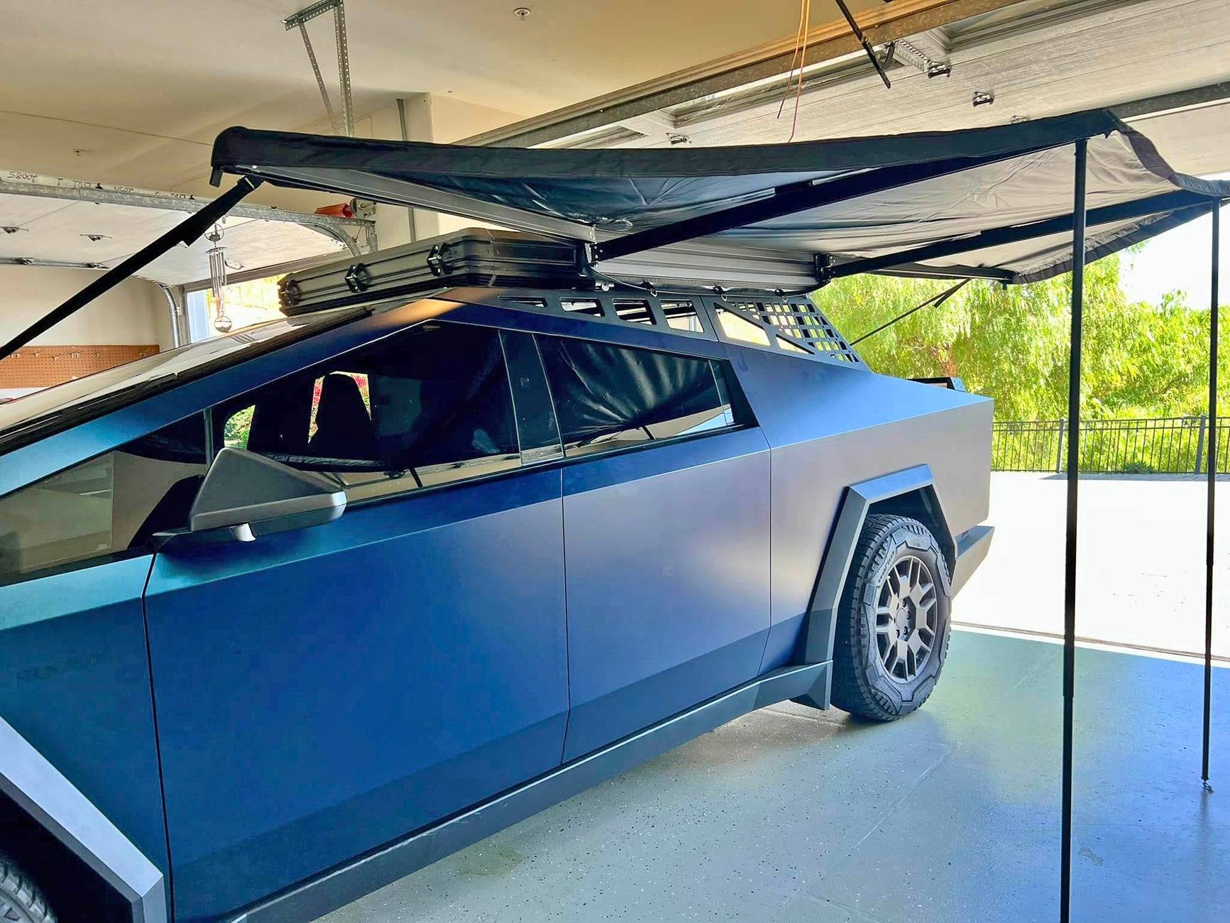 Tesla Cybertruck Mars Awning For Cybertruck - installed look (closed and deployed open) Mars Awning For Cybertruck - installed look (closed and deployed open) 1