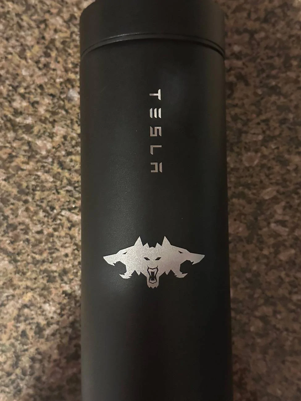 Tesla Cybertruck Cyberbeast Cerberus on the road tumbler IMG_4283