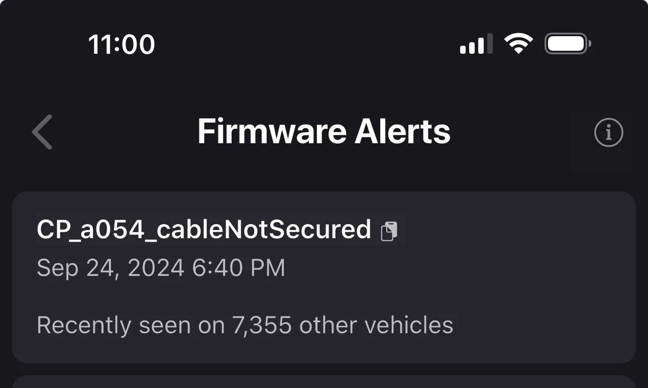 Tesla Cybertruck How to fix cable not secured error? IMG_9544