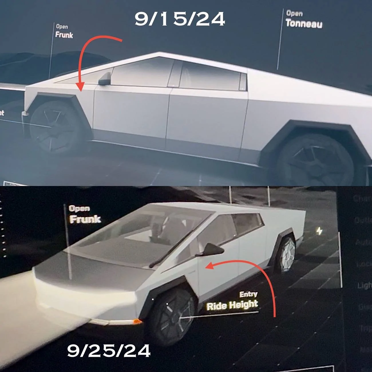 Tesla Cybertruck Cyberbeast + Foundation Series Badges now showing on screen GUI model EE593D47-DA85-4366-9F5D-7CF227791E97