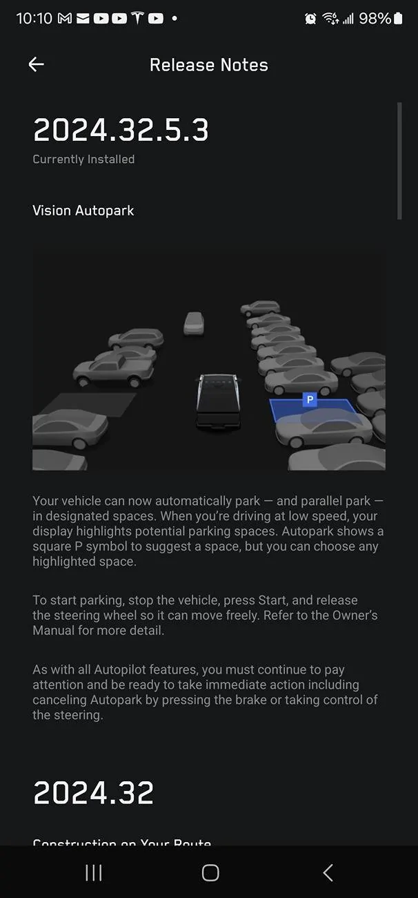 Tesla Cybertruck 2024.32.5.4 Update Now Rolling Out Screenshot_20240926_101042_Tesla