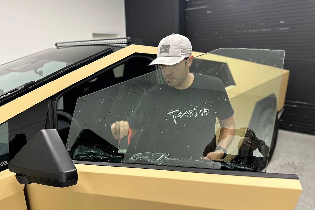 Tesla Cybertruck New DIY Window Tint Kits for Cybertruck Have Launched from T Sportline Cyber Tint 1