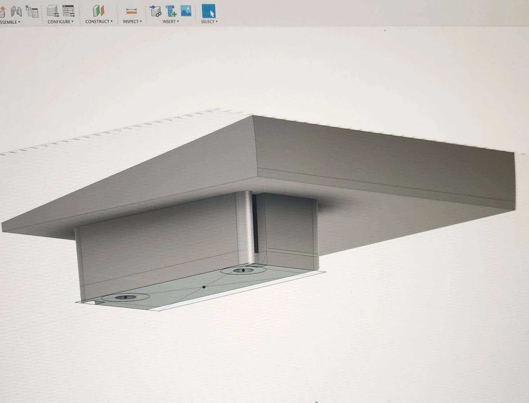 Tesla Cybertruck 3D Print flat spot for your drink on Cybertruck roof 1727445667701-2z