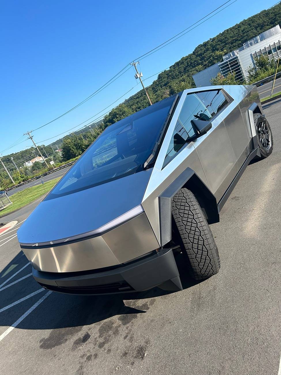 Tesla Cybertruck Cyberbeast new owner CyberBeast Sept 2 CT 4 wheel steering front