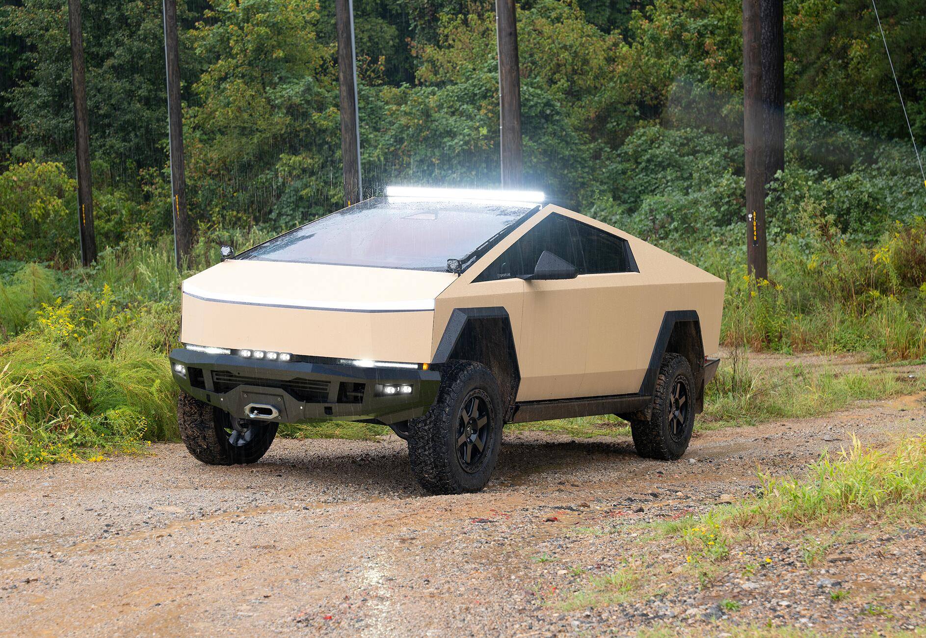 Tesla Cybertruck Introducing T Sportline CTX Extreme Duty Front Bumper with Integrated Winch (High-Output) & Lighting Screenshot 2024-09-28 at 8.20.05 AM