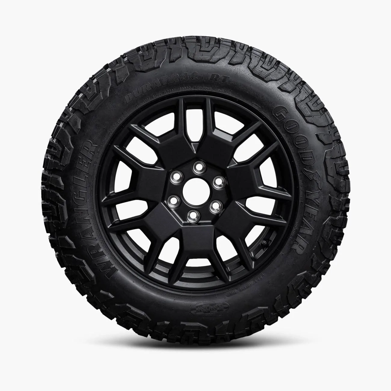 Tesla Cybertruck 20" Goodyear DuraTrac Tires (Cybertruck Winter Tire Package) First Installed Look 1990599-00-A-1-01