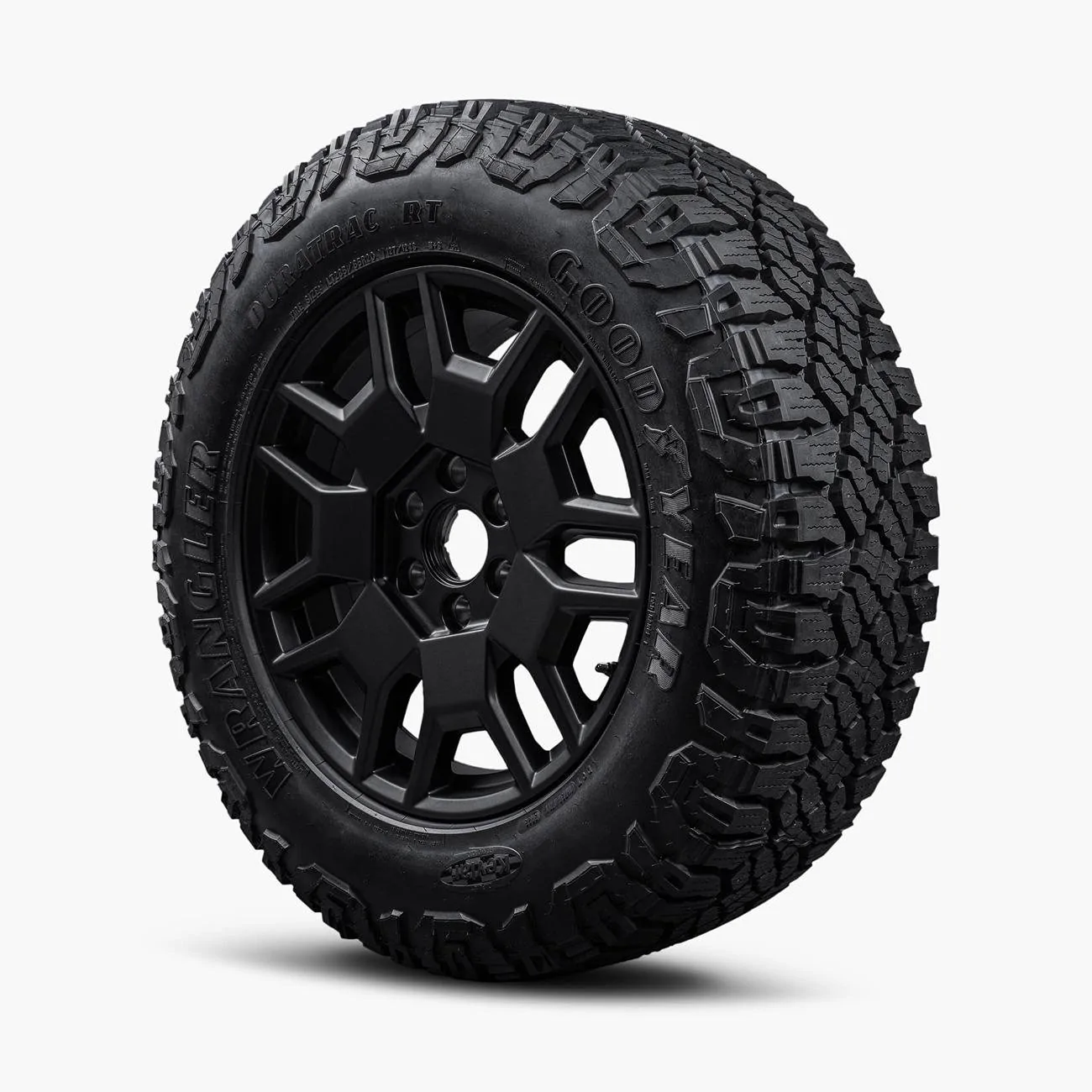 Tesla Cybertruck 20" Goodyear DuraTrac Tires (Cybertruck Winter Tire Package) First Installed Look 1990599-00-A-1-02 (1)