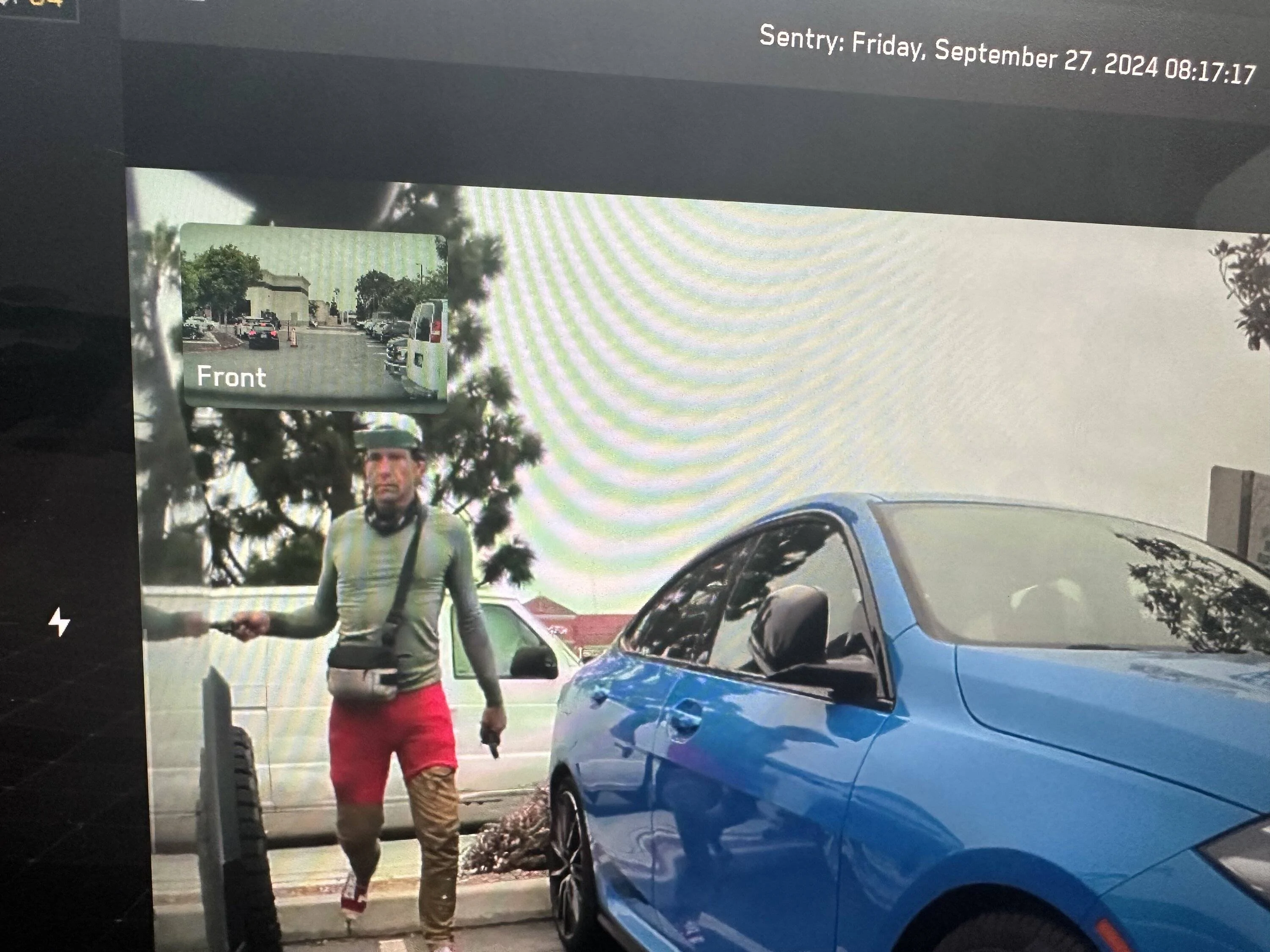 Tesla Cybertruck 🚔 Suspect in custody! :My Cybertruck got Keyed !!! Caught on Sentry Mode camera IMG_0523