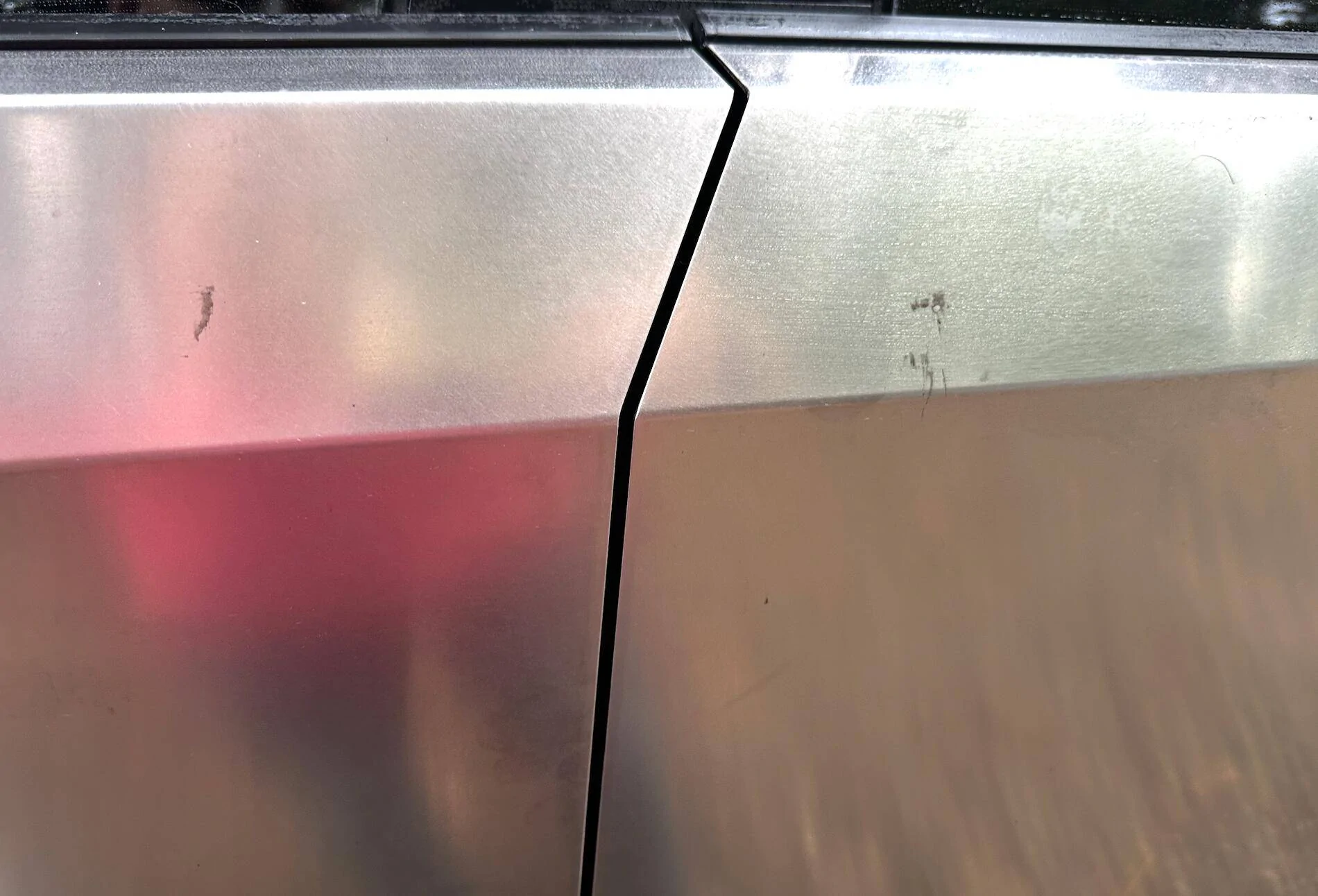 Tesla Cybertruck Weird Marking / Discoloration on my new Cybertruck Screenshot 2024-09-29 at 8.39.29 PM