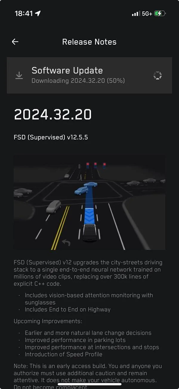 Tesla Cybertruck FSD for Cybertruck is released!!!! 😱 Now pushing to early access 1727660764696-zv