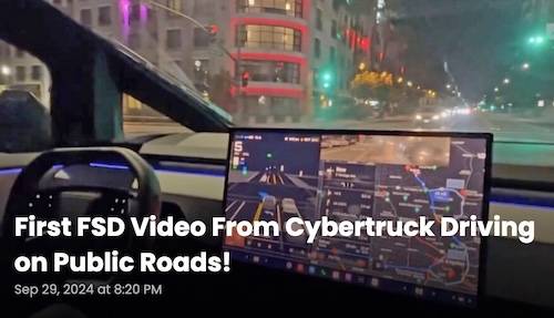 Tesla Cybertruck CyberTruck SS Heat video fsd cybertruck public roads