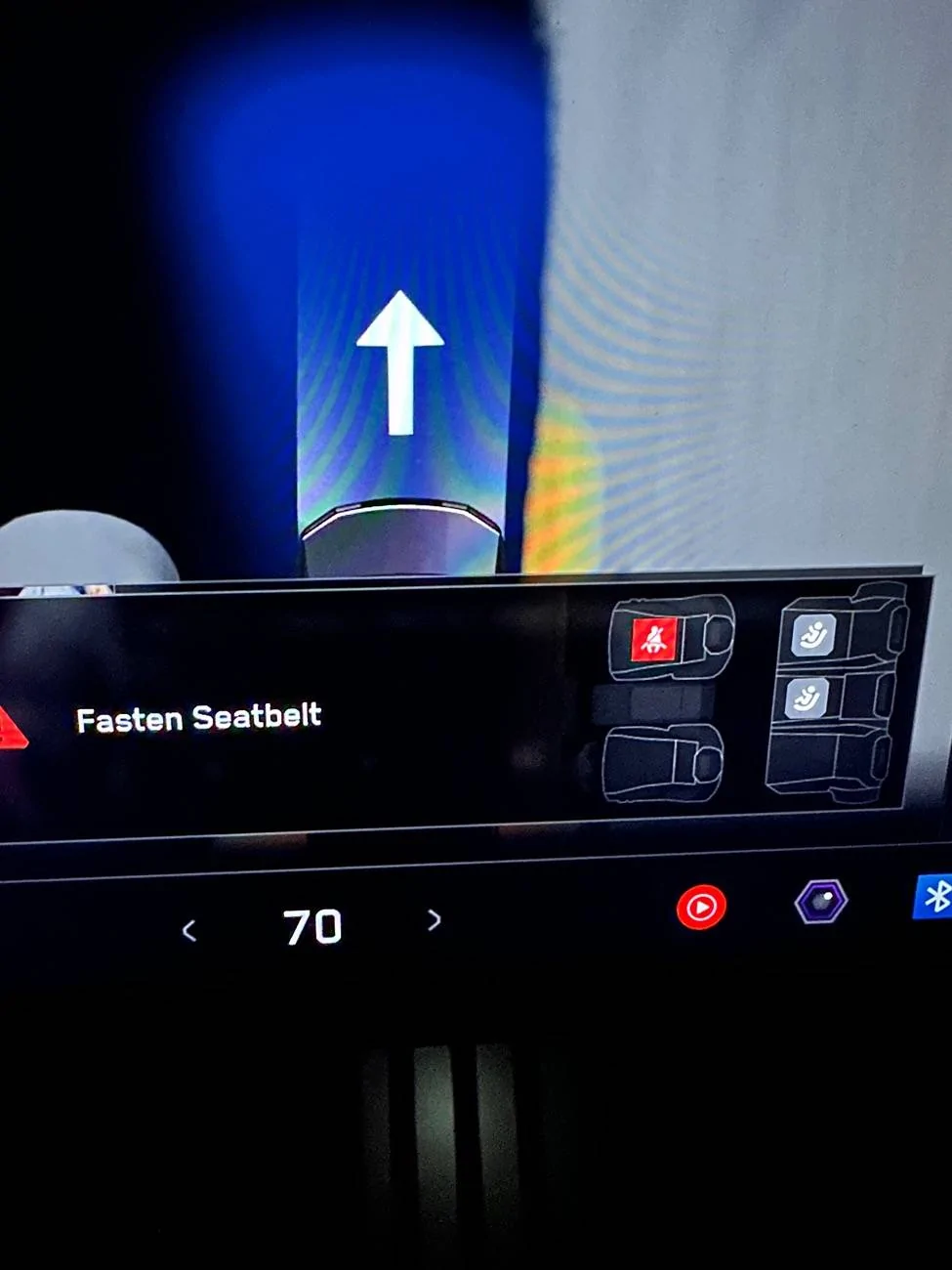 Tesla Cybertruck Disable Seatbelt Warning for Private Property and Training Scenarios IMG_6943