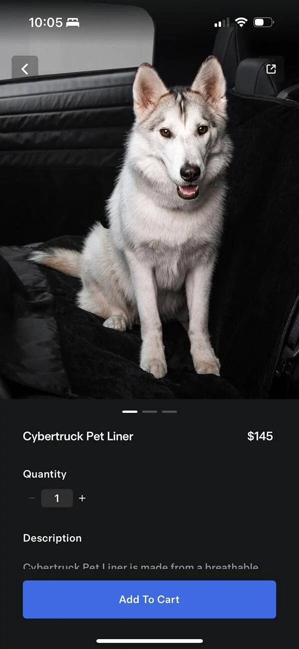 Tesla Cybertruck [WTS] PRICE REDUCED- CyberTruck Pet Liner - $80 shipped OBO IMG_7491