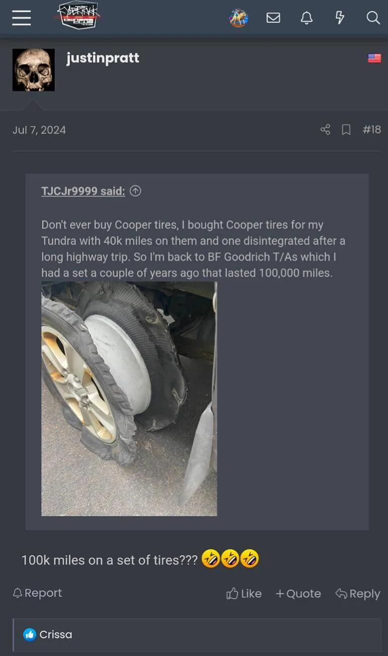 Tesla Cybertruck Epic Fail! - Cyberbeast - Tires shot at 6251 miles!!! Screenshot_20240930-161457
