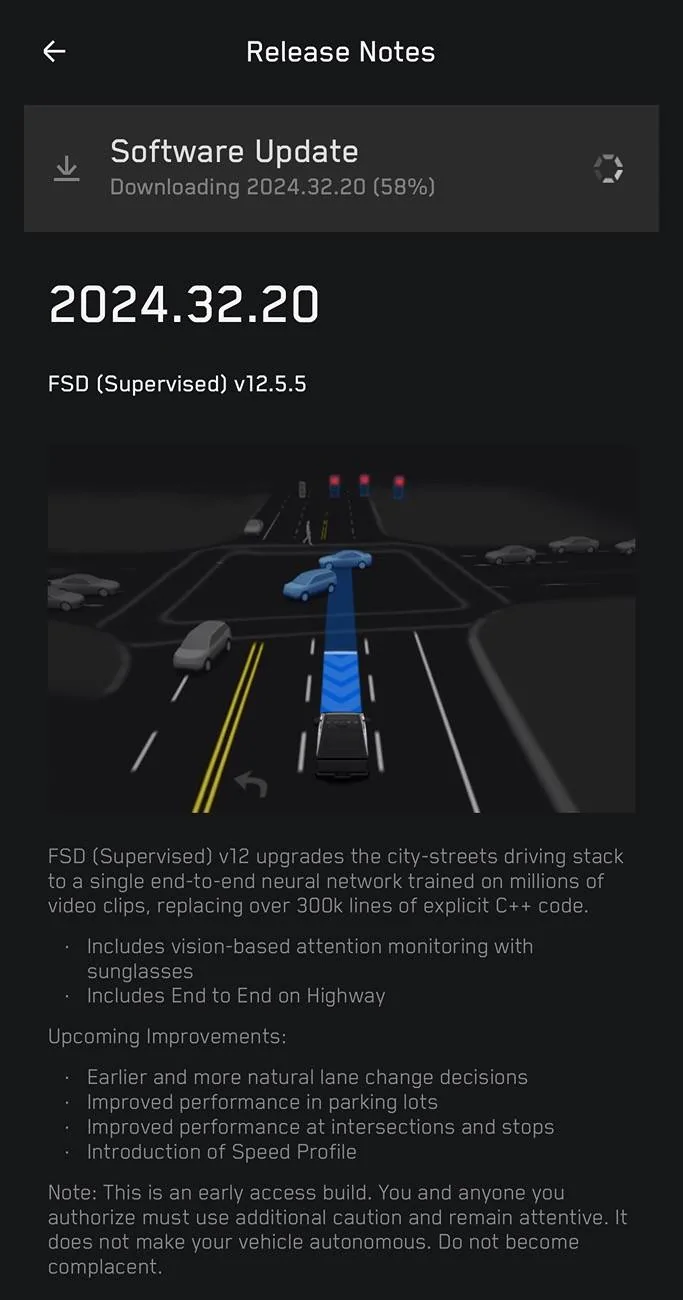 Tesla Cybertruck FSD general release rollout (outside Early Access) is happening! Install yours yet? IMG_2791