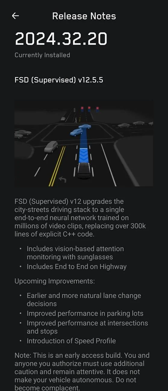 Tesla Cybertruck FSD general release rollout (outside Early Access) is happening! Install yours yet? Screenshot_20240930_135742_Tesla