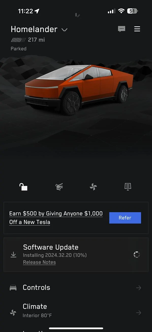 Tesla Cybertruck FSD for Cybertruck is released!!!! 😱 Now pushing to early access IMG_7750