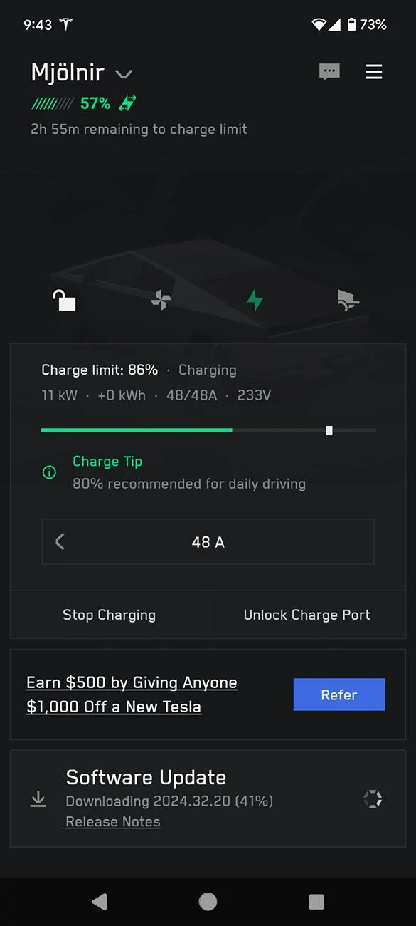 Tesla Cybertruck FSD for Cybertruck is released!!!! 😱 Now pushing to early access Screenshot_20240930-214302
