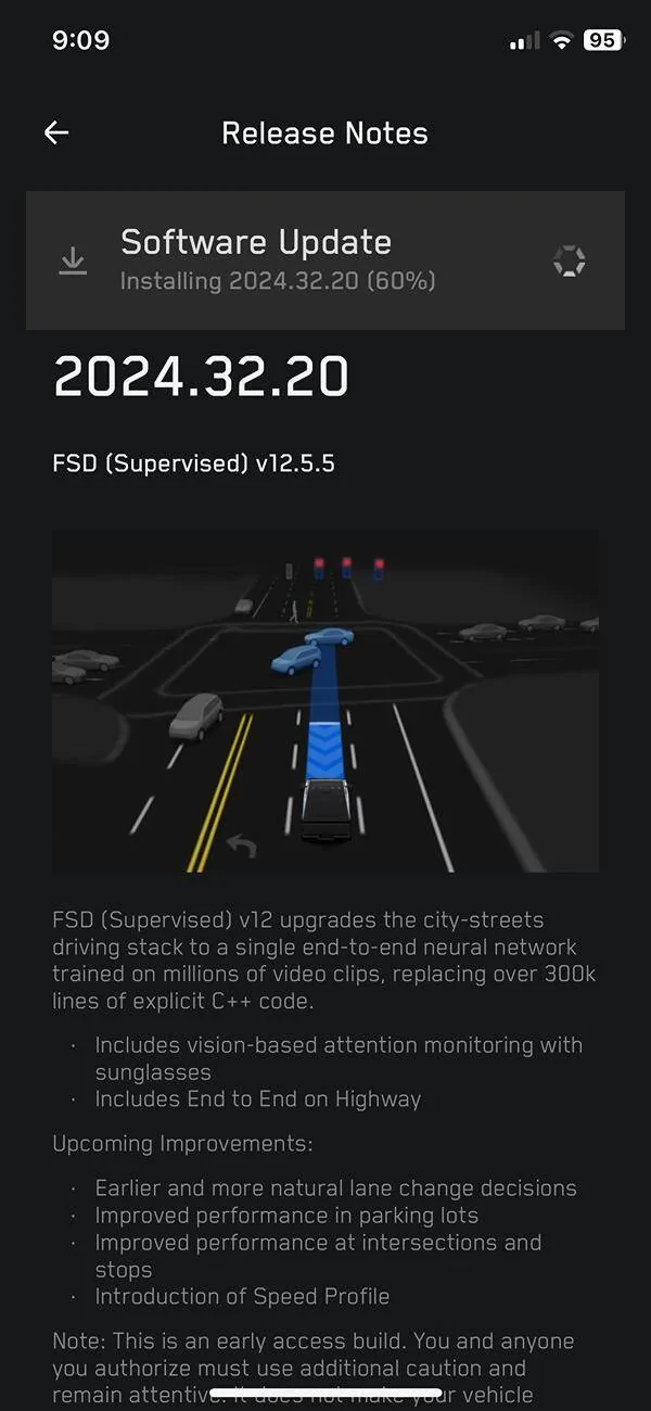 Tesla Cybertruck FSD for Cybertruck is released!!!! 😱 Now pushing to early access 91ADBE66-1798-4C2F-8903-21551BDCDF1B