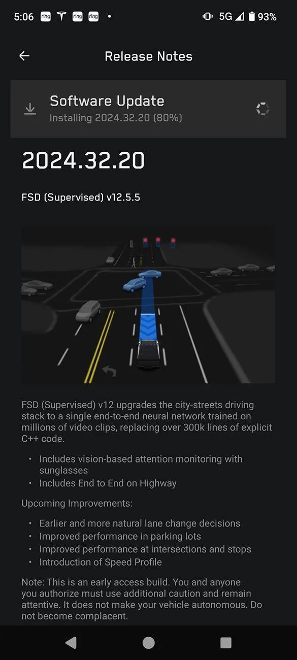 Tesla Cybertruck FSD for Cybertruck is released!!!! 😱 Now pushing to early access 1000006700