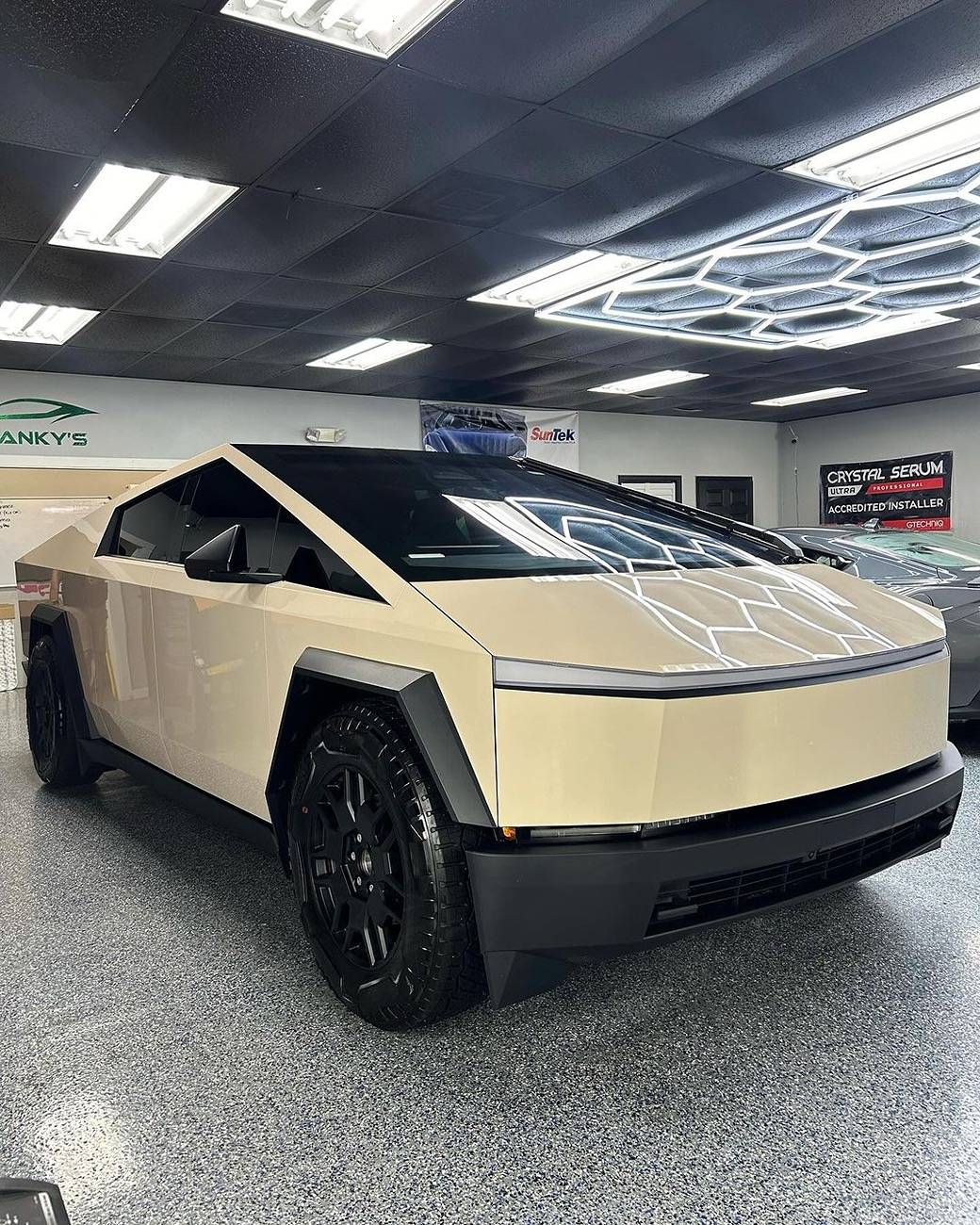Tesla Cybertruck WHITE Vinyl Wrap & PPF Cybertruck -- Photos & Videos 455151008_18017923457585026_8421392070186388744_n