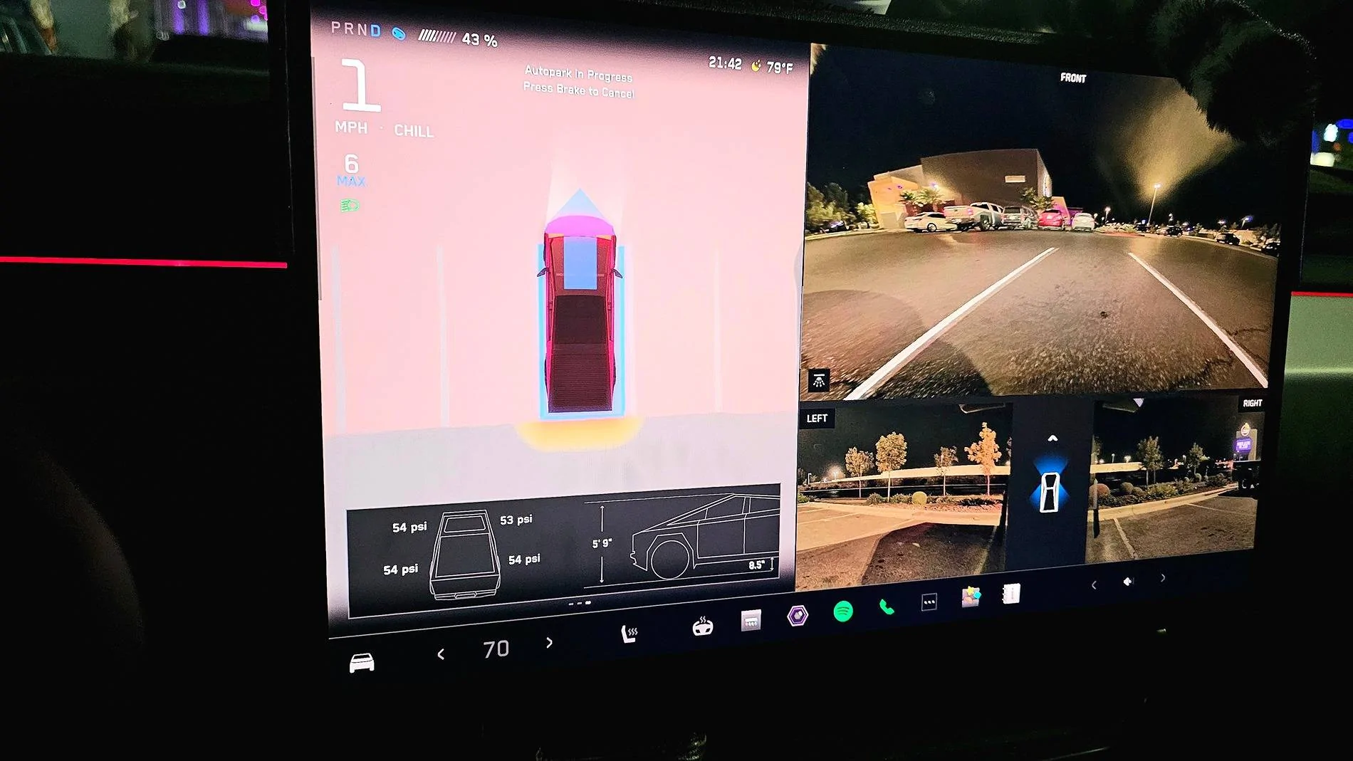 Tesla Cybertruck Autopark release this weekend for Cybertruck 20241001_214244