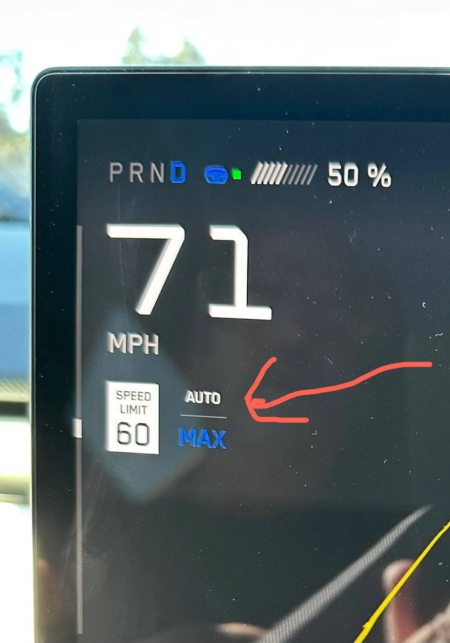Tesla Cybertruck Speed and lane centering in FSD 12.5.5 ?? IMG_9957
