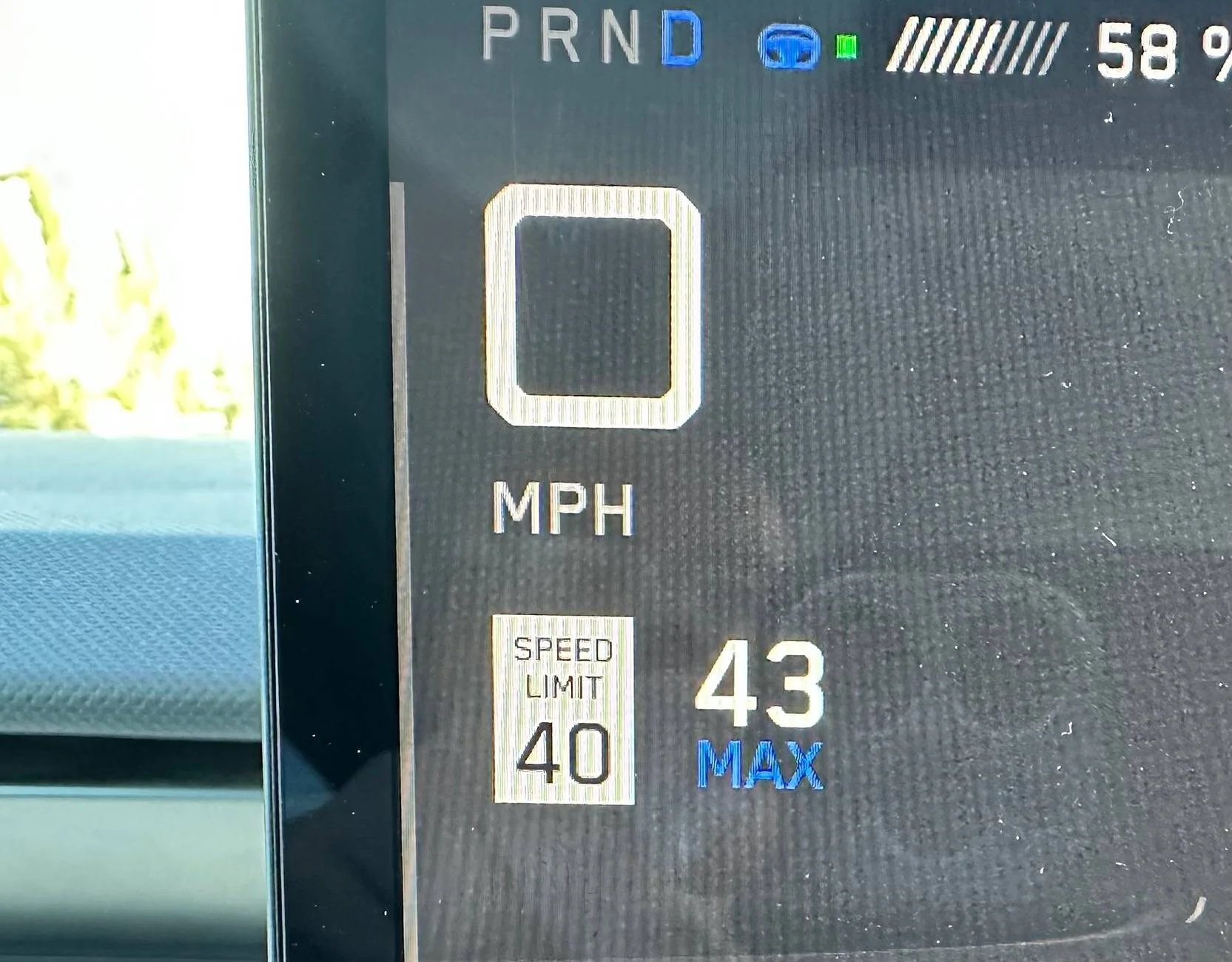 Tesla Cybertruck Speed and lane centering in FSD 12.5.5 ?? IMG_9946