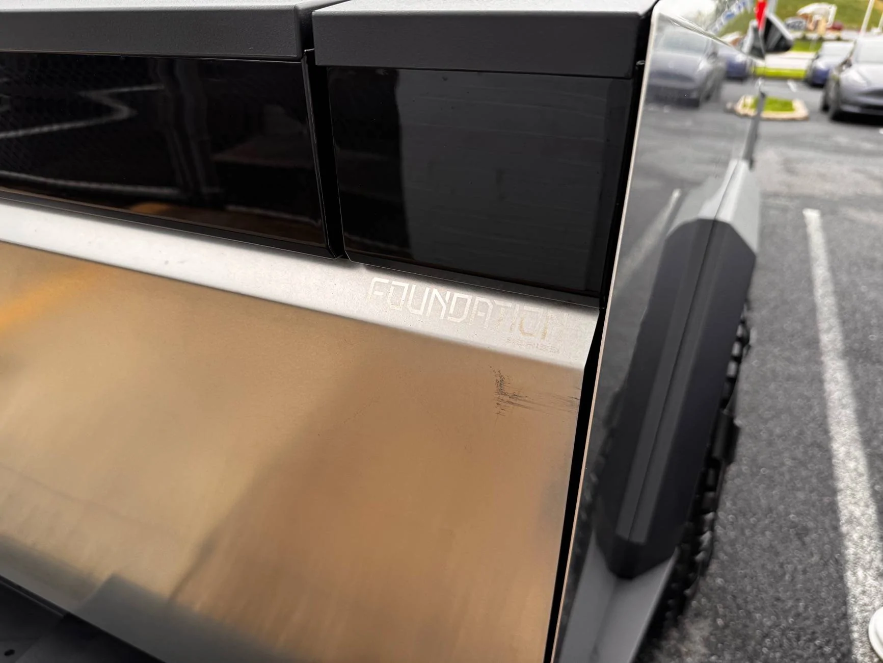 Tesla Cybertruck Cyberbeast waiting room ⏳ IMG_2980