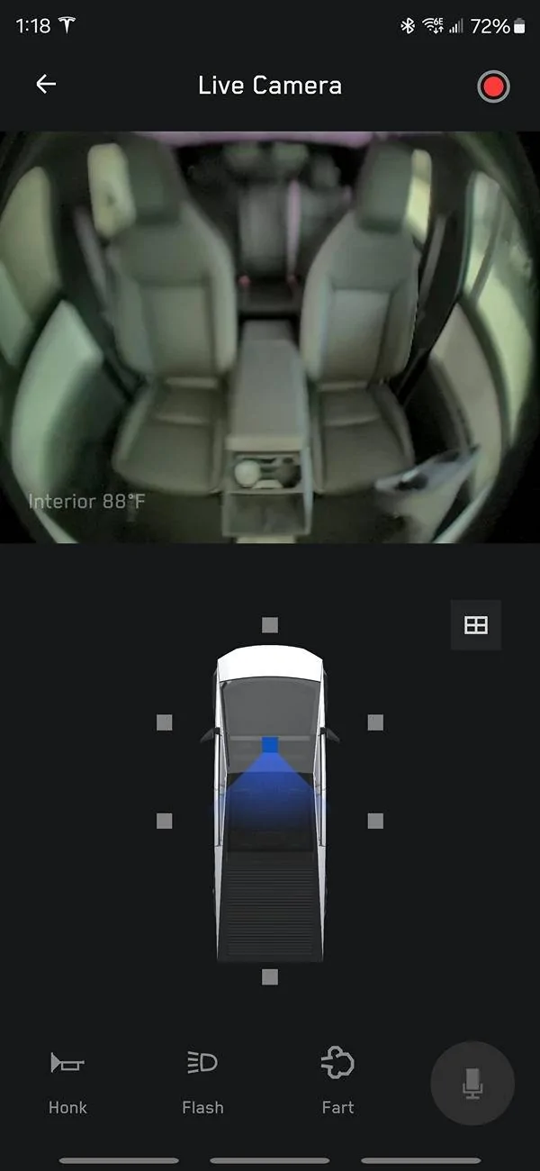Tesla Cybertruck Update-Fixed: Blurry Cabin Camera in my CT AWD, anyone else have this issue and know how to fix? Screenshot_20241003_131800_Tesla